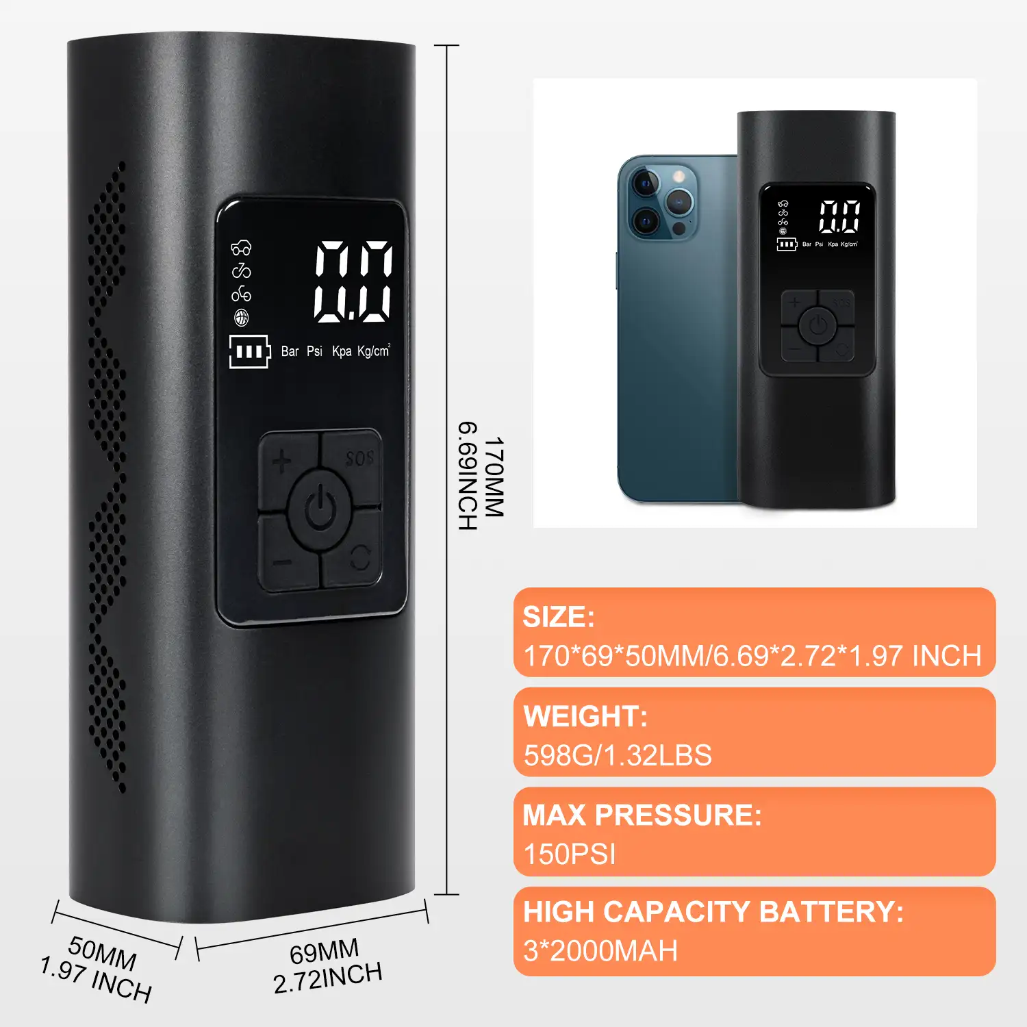Easy to use air pump