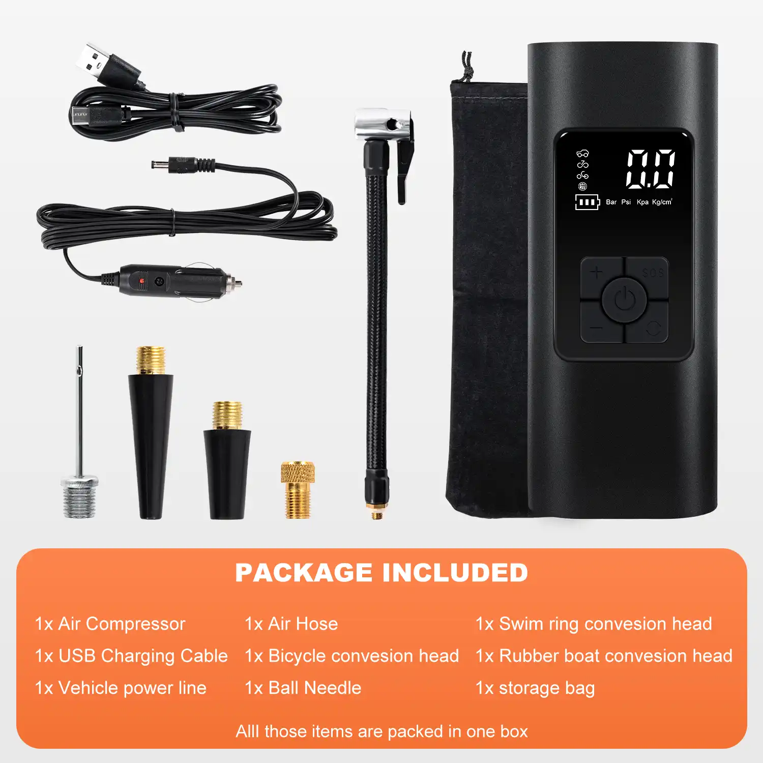 Multifunctional Portable Air Pump